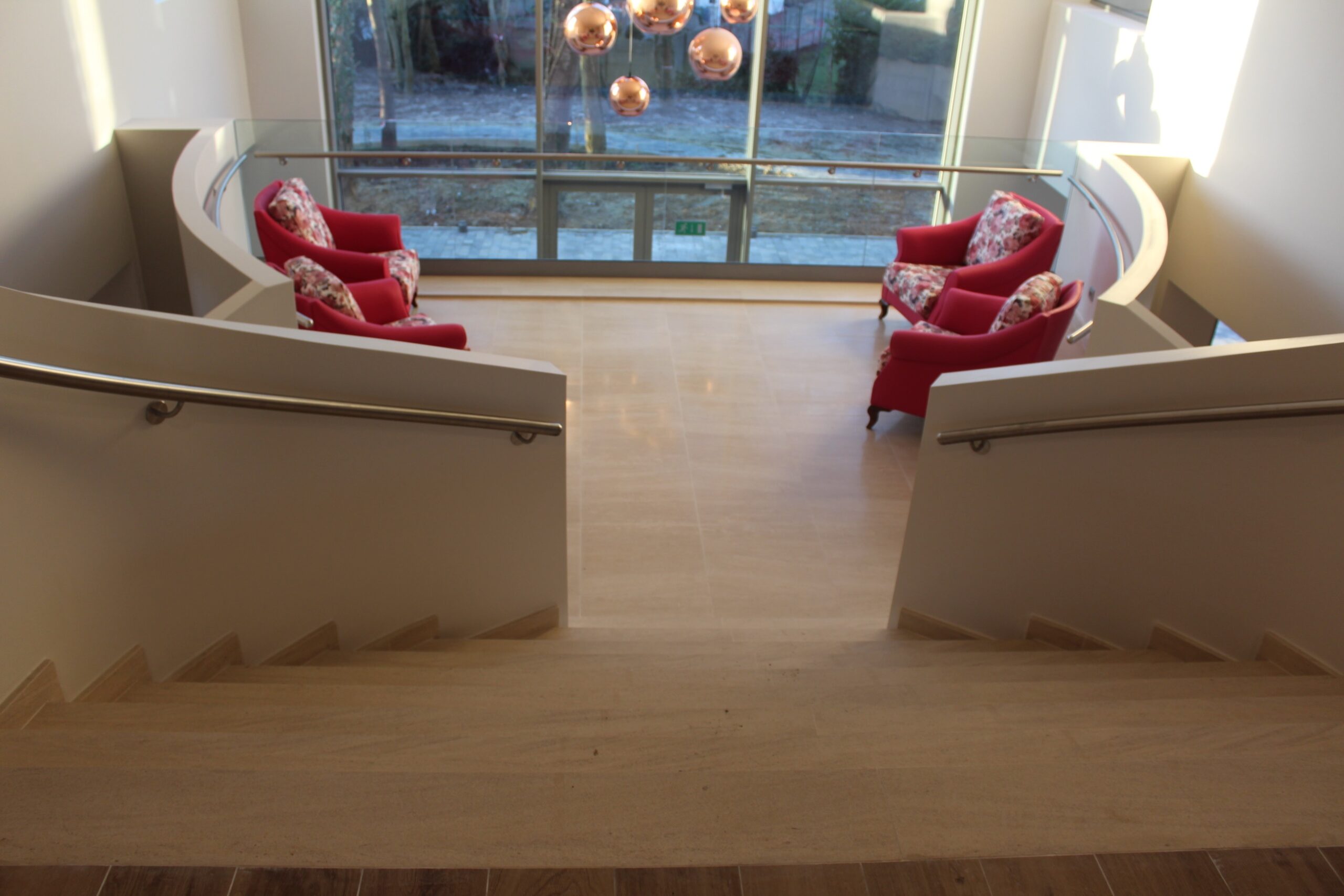 Moca Creme Médio Fino Lusorochas ESCALIER EN MOCA CREME CALCAIRE DU PORTUGAL BY LUSOROCHAS