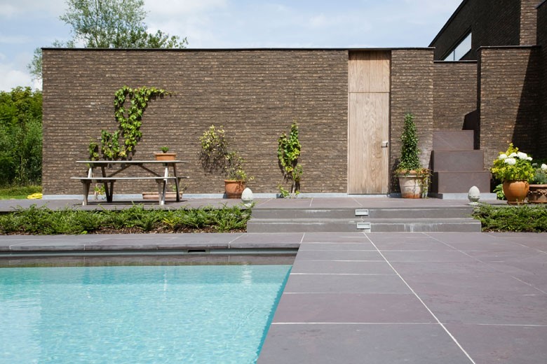 Red Lusorochas ardósia encarnada ladrilho red slate pierreportugal